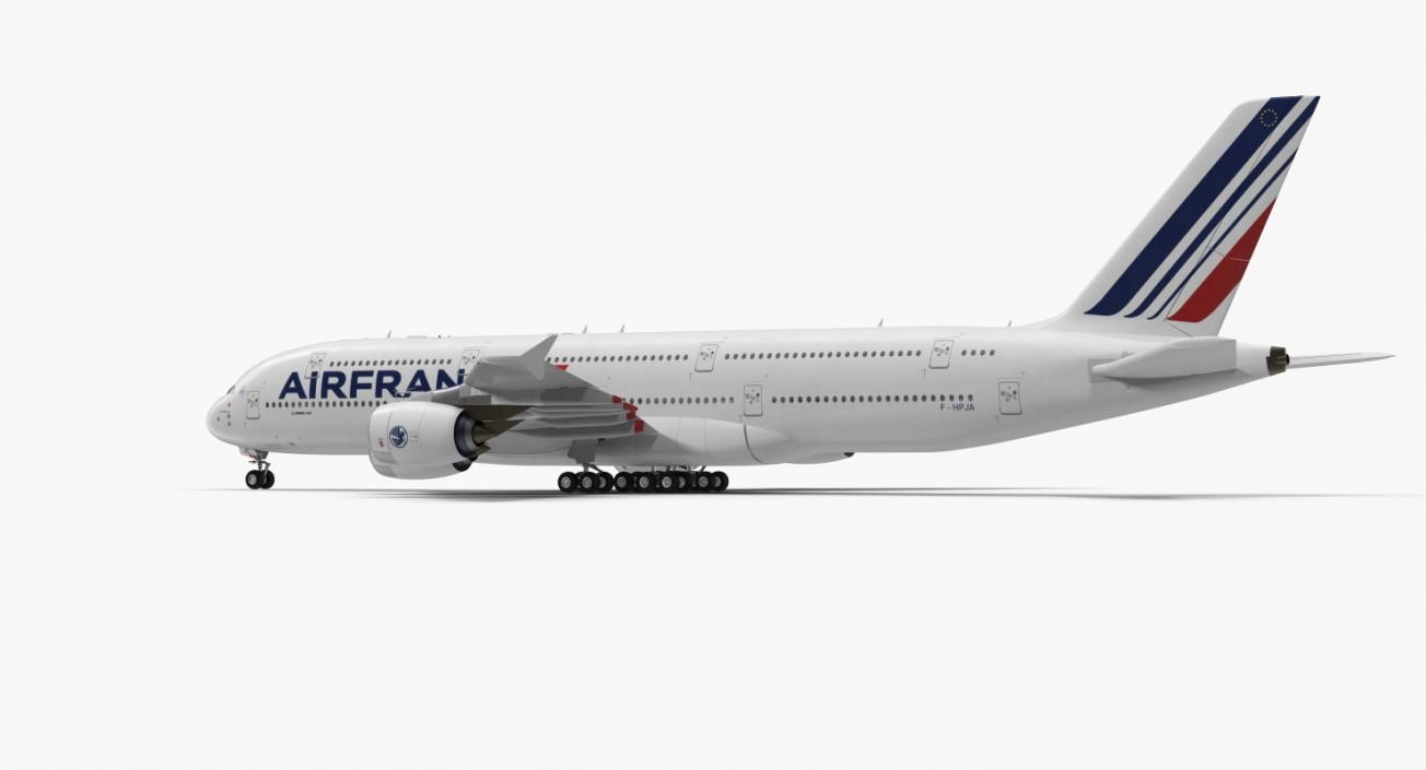 Airbus A380-1000 Air France 3D